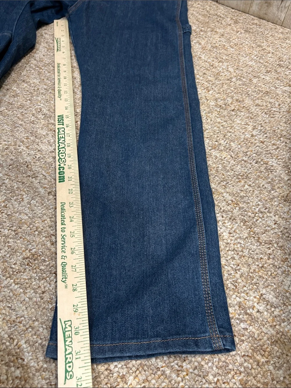 Dickies Flex Men’s 32x32 Dark Blue Carpenter Jeans Relaxed Straight